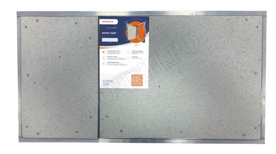 Люк под плитку Нажимной Секрет-Лайт 2 створки 850*550 Люк под плитку Нажимной Секрет-Лайт 2 створки 850*550