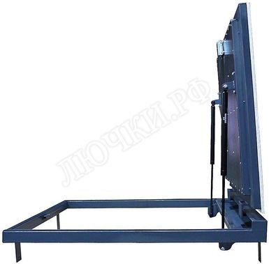 Напольный люк Самоподъемный Усиленный, Короб, Сталь, 2 створки Напольный люк Самоподъемный Усиленный, Короб, Сталь, 2 створки