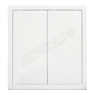 Люк пластиковый Вентс 2 створки 400*400 Люк пластиковый Вентс 2 створки 400*400