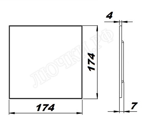 Вытяжной вентилятор airRoxy TS, чёрный глянец, 01-172 Вытяжной вентилятор airRoxy TS, чёрный глянец, 01-172