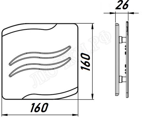 Вытяжной вентилятор Awenta System+, Turbo, 100, KWT100H, PSB100, Белый, пластик Вытяжной вентилятор Awenta System+, Turbo, 100, KWT100H, PSB100, Белый, пластик