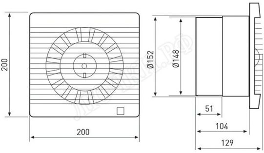 Вытяжной вентилятор Decor 300 Вытяжной вентилятор Decor 300